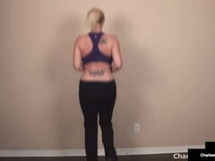 Fuck Working Out! Charlee Chase Needs That Dick!