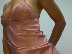 Blonde, Bulgare, Fait maison, Cuir, Lingerie, Maman, Satin, Jarretelles