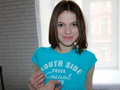 素人, 舐める尻, フェラチオ, チン, なめる, オマンコ, ロシア人, ティーン