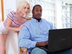 Grosser schwanz, Schwarz, Blasen, Schwanz, Natürlichen titten, Zierlich, Kurzes haar, Jungendliche (18+)