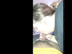 Big black dick, white girl, polishing