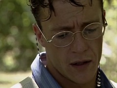 Super busty German MILF with blonde hair gets her tight holes smashed outdoors