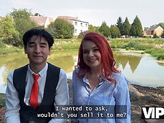 美人, デカパイ, 浮気する, 下着, 自然山雀, ハメ撮り, 赤毛, ティーン