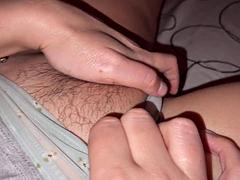 素人, 指いじり, 毛深い, 淫乱熟女, オーガズム, パンティ, オマンコ, 一人