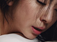 Wife Emiko Koike pleasures herself with her hard man