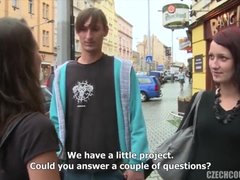 Czech couple takes part in swingers group sex