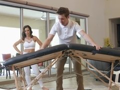 アナル, デカパイ, 茶髪の, 顔射, ハードコア, マッサージ, 淫乱熟女, オイル