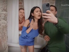 Asiático, Negro, Novia, Hermano, Morena, Corridas, Interracial, Coño