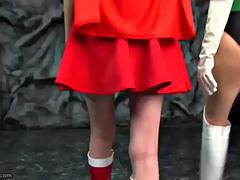 フェティッシュ, レズビアン, なめる