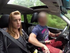 Auto, Gehörnter ehemann, Tschechisch, Hd, Geld, Zierlich, Öffentlich, Ehefrau