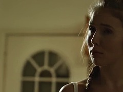 Busty girlfriend cheating on her boyfriend with her roommate