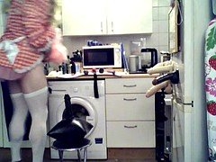 Sissy cum drinking