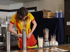 フェラチオ, バック, 顔射, 裸, コキ, スパンキング, オッパイの, ユニフォーム