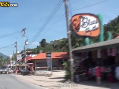 Playa, Morena, Corridas faciales, Al aire libre, Público