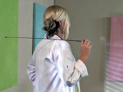 着衣女と全裸男, 足, フェムドム, 足フェチ