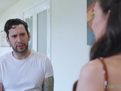 舐める尻, デカチン, デカパイ, フェラチオ, 茶髪の, バック, 手コキする, マッサージ