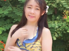 18 ans, Anal, Asiatique, Nana, Plage, Tir de sperme, Seins naturels, Adolescente
