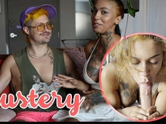 デカ尻, デカチン, デカパイ, フェラチオ, 茶髪の, Hd, ハメ撮り, タトゥー