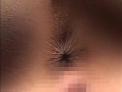 Semen to a beautiful model