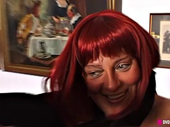 Mom blows on the cameraman