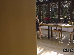茶髪の, 気狂い, 浮気する, フェティッシュ, 自家製, オマンコ, 剃毛, 妻