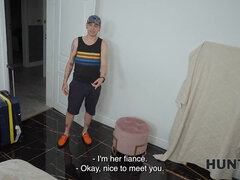 Lucy Mendez gets naughty in a hotel room with her hunter's day off