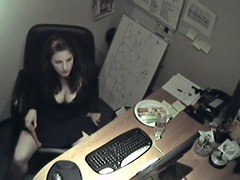 My Secretarie Masturbation at work