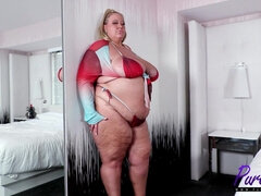 Gros cul, Gros seins, Blonde, Sucer une bite, Grosse, Fétiche, Énorme, Sperme