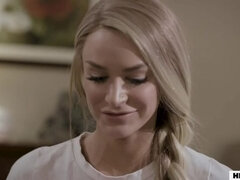 アメリカ人, ブロンド, 彼氏, 女 人男 人, 熟年, 母, ストッキング, 三人