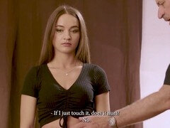 Sadomasochismus, Fesselspiele, Domination, Bestrafung, Sklave, Jungendliche (18+), Titten, Zug