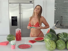 Tussi, Blasen, Verrückt, Kehlenfick, Küssen, Küche, Lecken, Muschi