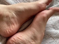 Toes With Beige Pedicure