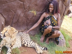 African, Amateur, Big ass, Blowjob, Dick, Ebony, Outdoor, Public