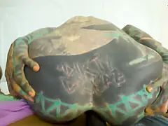 Tattoo t-girls fucking gaping assfuck fuck-hole of hot tattoo chick in three-way - atm & facial cumshot