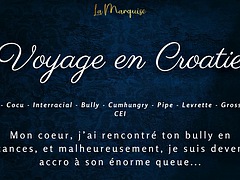 デカチン, 黒人, フェラチオ, 浮気する, 黒人, フランス人, 異人種間, 妻