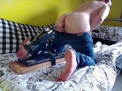 Anal, Britannique, Tir de sperme, Pieds, Homosexuelle, Machine à baiser, Solo, Jouets