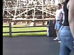 茶髪の, ジーンズ, 締まりの良い, のぞき