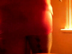 Immense Bum Fishnet Geordie Mega-Bitch Jiggling Culo