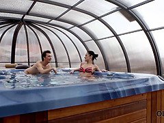 Pijpbeurt, Bruinharig, Sperma shot, Daddy, Hardcore, Man, Zoenen, Tiener