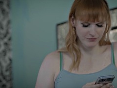 Cute busty tranny gets ass fucked by boyfriend