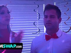 Hot Stepmoms Daise Belle And Nina Dolci Prep Their Boys For Prom Night
