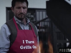 Rubia, Polla, Pequeña, Sexo fuerte, Tímido, Madrastra, Adolescente, Trio