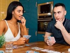 Grote kont, Pijpbeurt, Bruinharig, Sperma shot, Hondjeshouding, Latijnse vrouw, Klein, Tiener