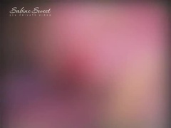 Sabine Sweet Hot MILF Fists Her Hairy Pussy & Pisses On Herself Close Up