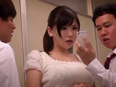 japanese students dicking fat ass milf teacher in classroom