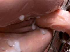 Blond, Sperma shot, Sperma in gezicht, Handbeurt, Hardcore, Masturbatie, Zuigen, Nat