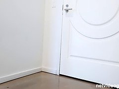 In den arsch, Schönheit, Braunhaarige, Schwanz, Hardcore, Hd, Pov, Titten