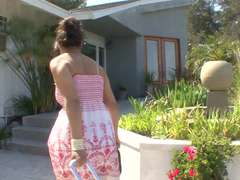 Arsch, Braunhaarige, Hd, Interrassisch, Latina, Masturbation, Milf, Titten