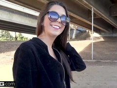 デカ尻, 茶髪の, 自然山雀, 公共, オマンコ, ヤリマン, ティーン, おもちゃ