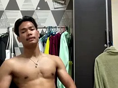 Asiático, Gay, Masturbación, Solo